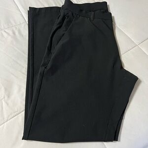 Fabletics Black Trousers with Straight Leg Design